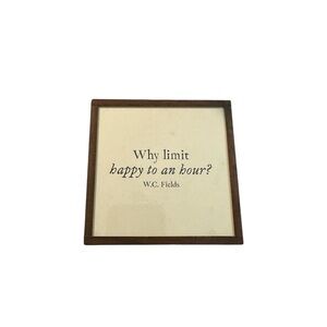 Coaster: Glass Framed